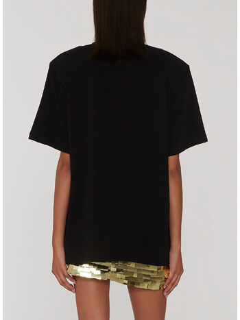 T-SHIRT BOXY LOGO, 1000 BLACK, small