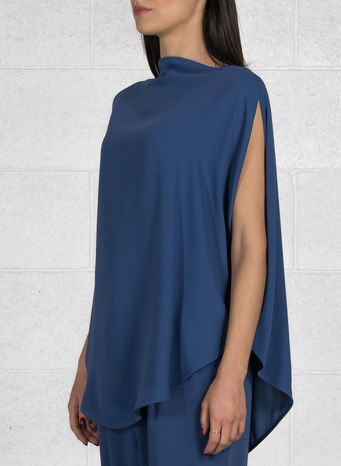 TOP A CASACCA DRAPPEGGIATO, 505AVIO, small