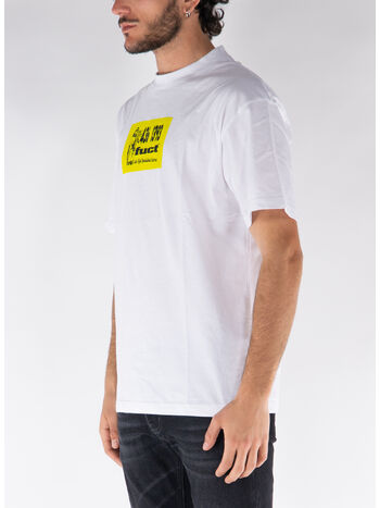 T-SHIRT LATE NIGHT FUCT, WTH0001 WHITE, small