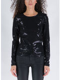 BLUSA FOIL JERSEY OPEN BACK, 1000 BLACK, thumb