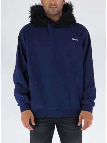 FELPA HOODIE CON LOGO, 00B80 INK, small
