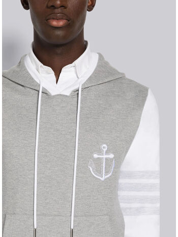 FELPA FUNMIX HOODIE PULLOVER W/ ANCHOR EMBRO, , small