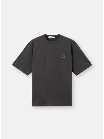 T-SHIRT COMBED ORGANIC COTTON JERSEY, V0062 LEAD GREY, small