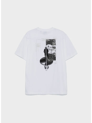 T-SHIRT MIRROR, WHITE, small