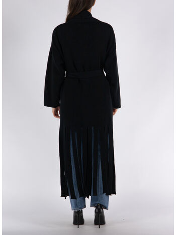 CAPPOTTO MAXI FRINGES, 1000 BLACK, small