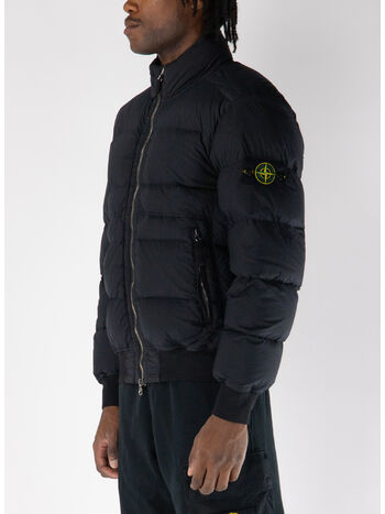 GIUBBOTTO BOMBER CON PATCH LOGO, V0029 BLACK, small