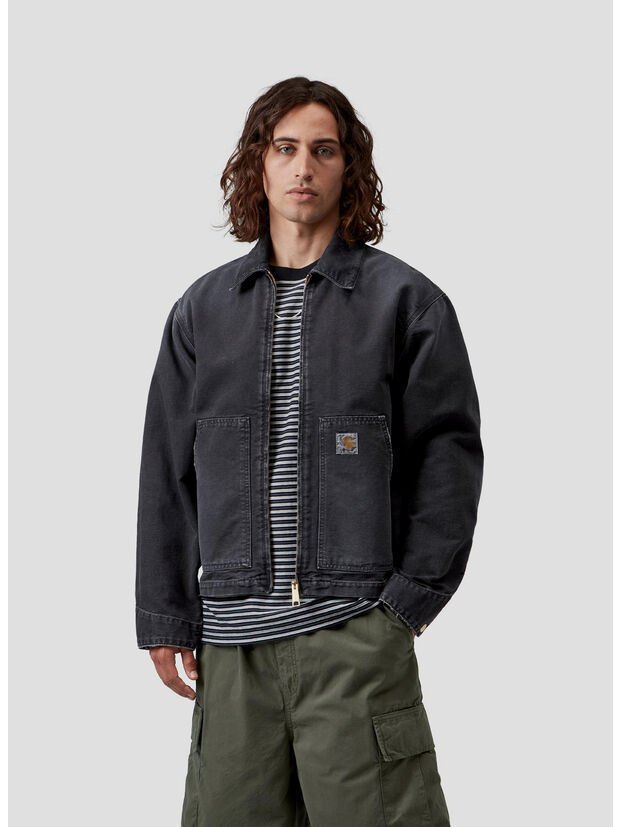 GIUBBOTTO  ARCAN, 00E17 Black / Black, destroy wash, large