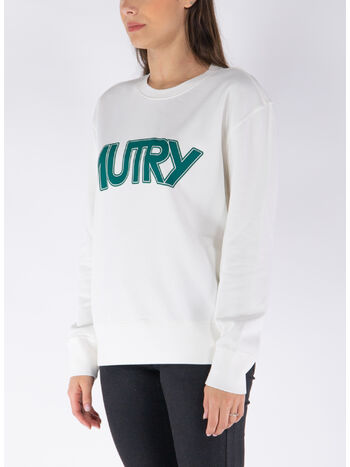 FELPA  GIROCOLLO AUTRY, 514W WHITE, small