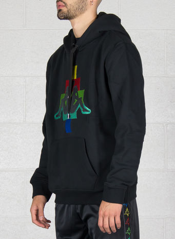 FELPA KAPPA MULTICOLOR, BLACK/MULTICOLOR, small